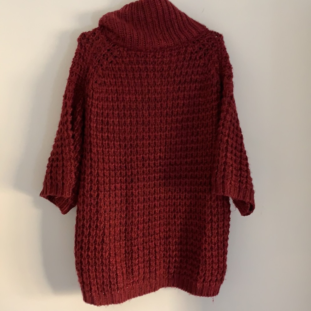Anthropologie Long Red Sweater - Picture 7 of 7